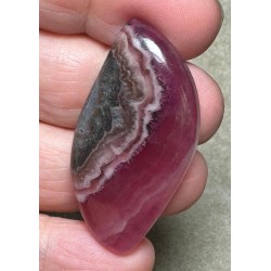 Freeform 43x21mm Cobalt Calcite with Dolomite Cabochon 43